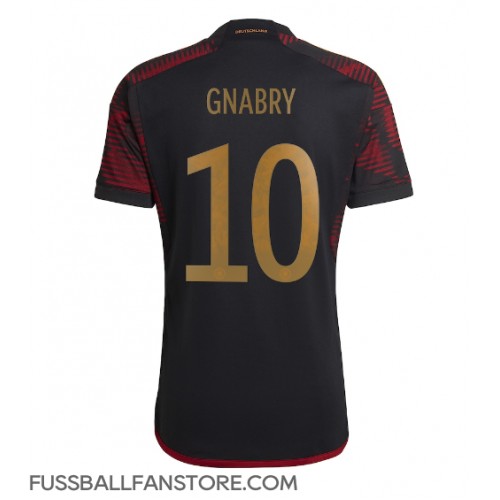 Deutschland Serge Gnabry #10 Replik Auswärtstrikot WM 2022 Kurzarm